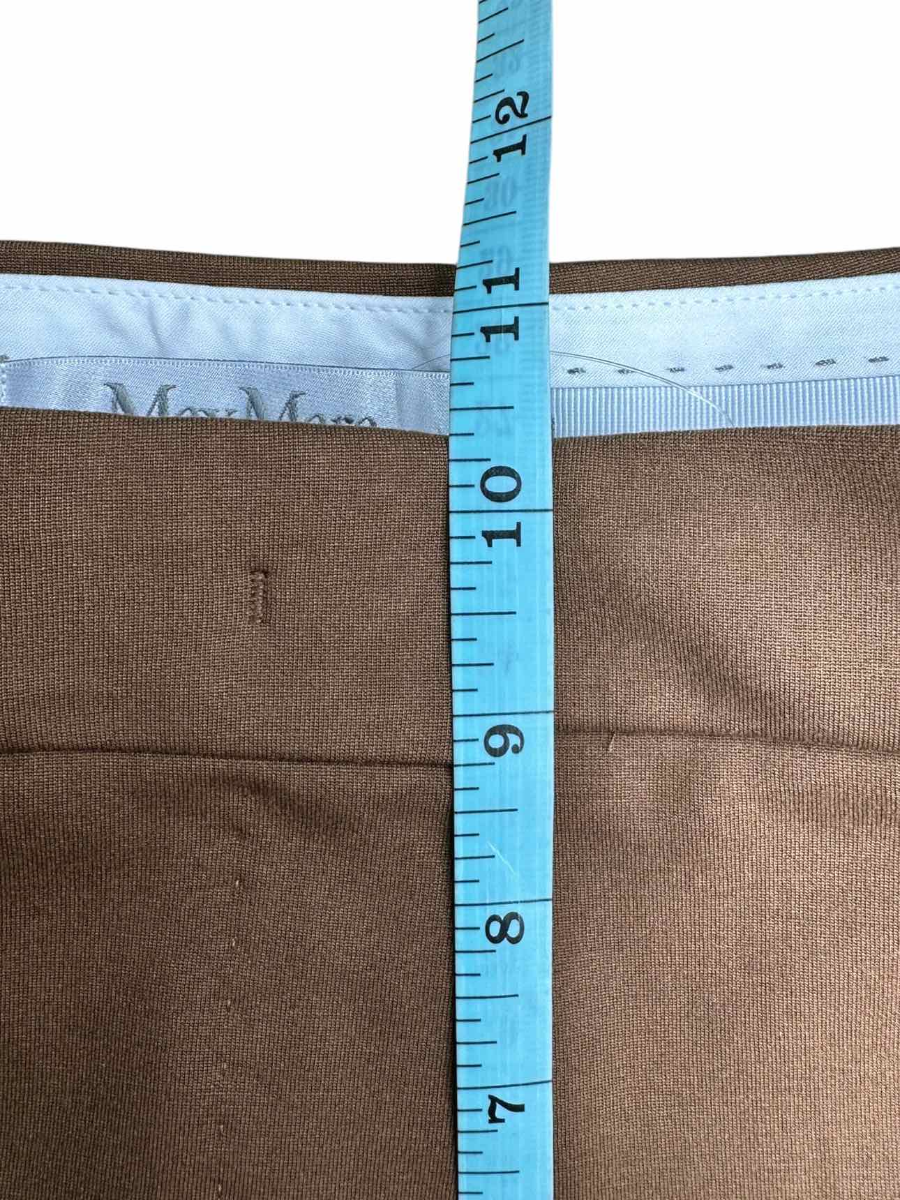 MaxMara Brown Straight Leg Pants Size 6