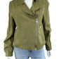 VIGOSS NWT Green Asymmetrical Zip Jacket Size L