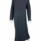 ESCUDO Black Midi Sweater Dress Size S/M