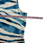 Tommy Bahama NWT Blue Darcy Zebra Print Dress Size S