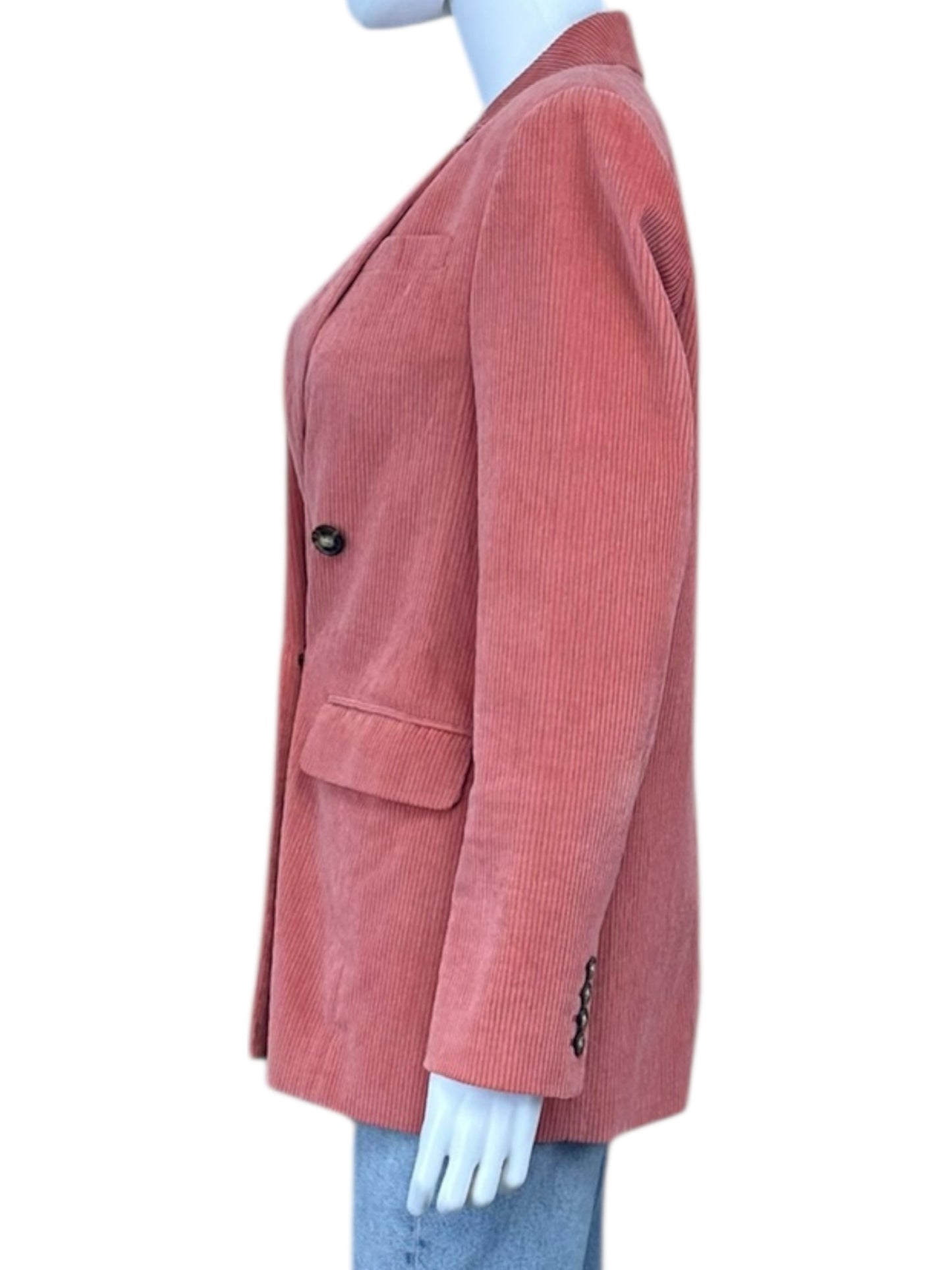 J. Crew Coral NALYA Corduroy Blazer Size 6