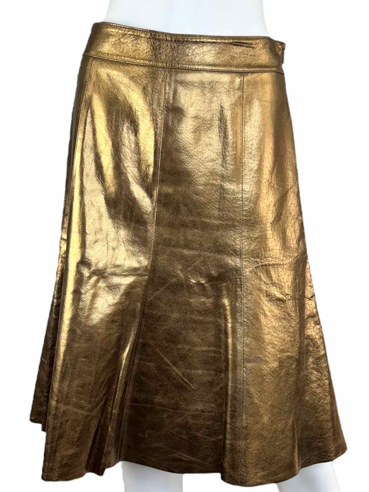 Wendy Hil Metallic Midi Skirt Size 4