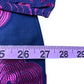 TRINA TURK Navy Floral Silk Print Blouse Size L