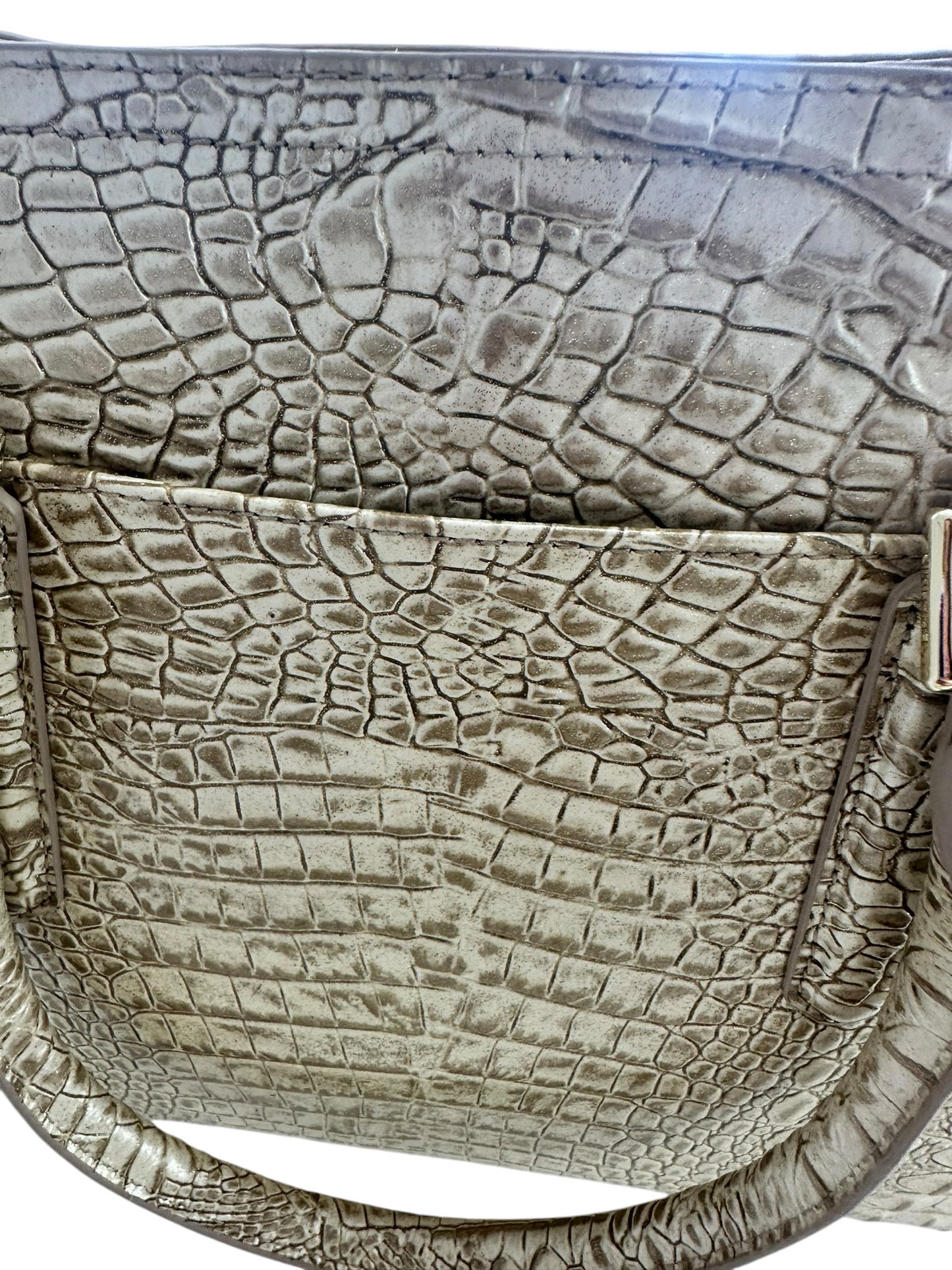 Brahmin Champagne 'Finley Carryall-Stardust Melbourne' Designer Handbag