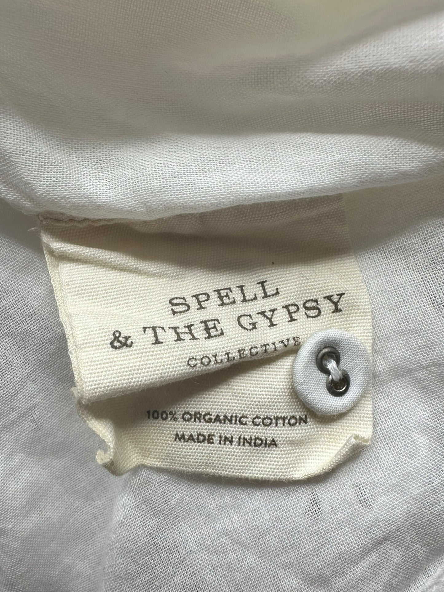 Spell White Mini Sundress Size XS