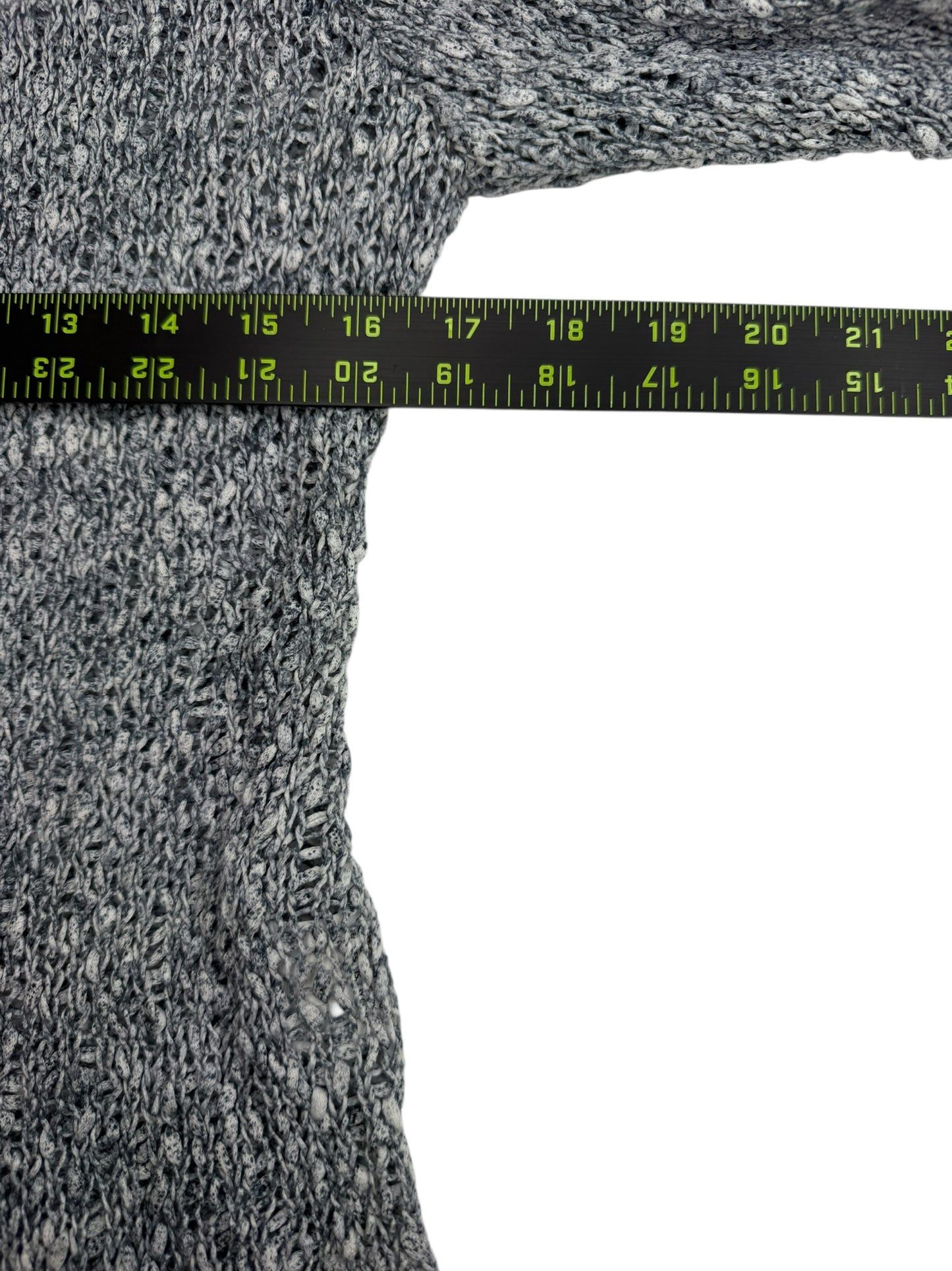 EILEEN FISHER Gray 100% Cotton Sweater Cardigan Size M