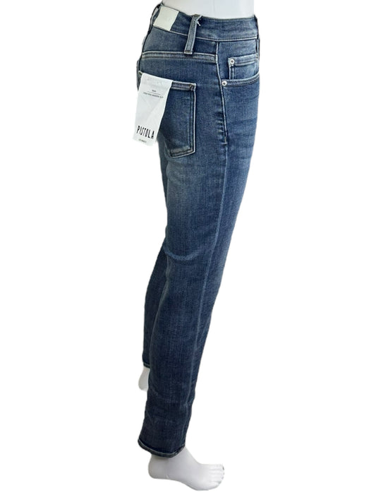 PISTOLA NWT Blue Denim Madi High Rise Modern Slim Jeans Size 24