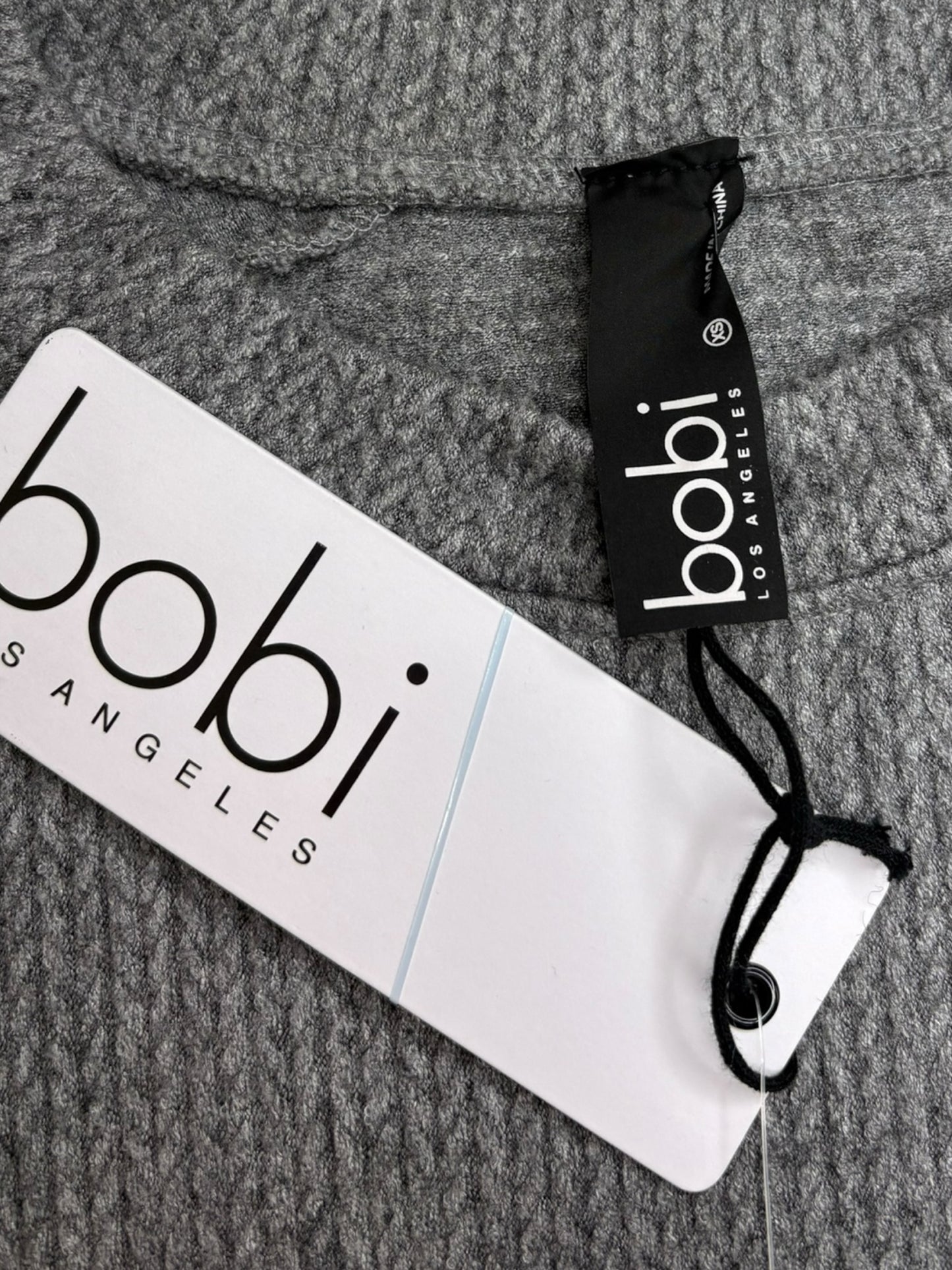 Bobi NWT Gray Knit Top Size XS