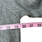bobi NWT Grey Zipside Crewneck Knit Top Size S
