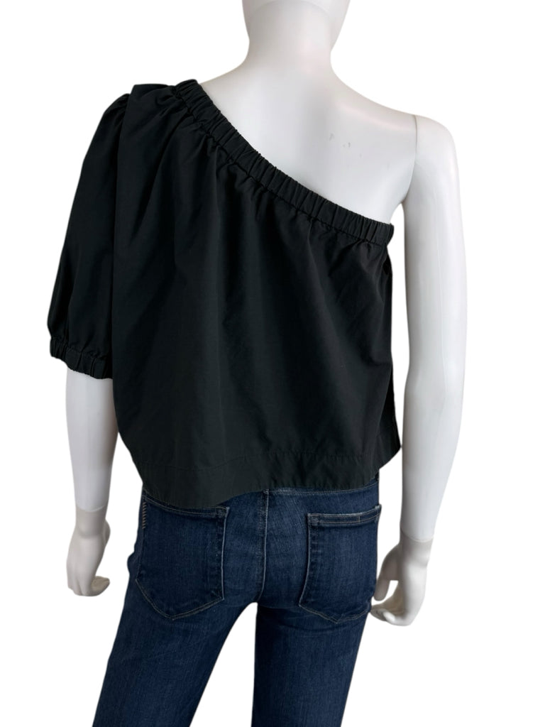 Rails Black One Shoulder Blouse Size M