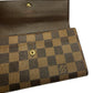 Louis Vuitton Brown Sarah Damier Ebene Wallet