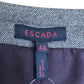 ESCADA Brown Alpaca Wool Tweed Midi Dress Size 44