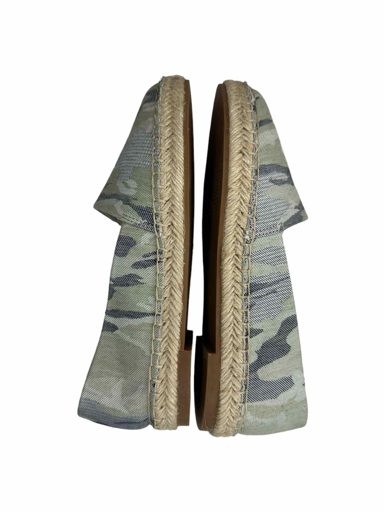 sanctuary NWT Green Camouflage HAVANA Espadrille Flats Size 7.5