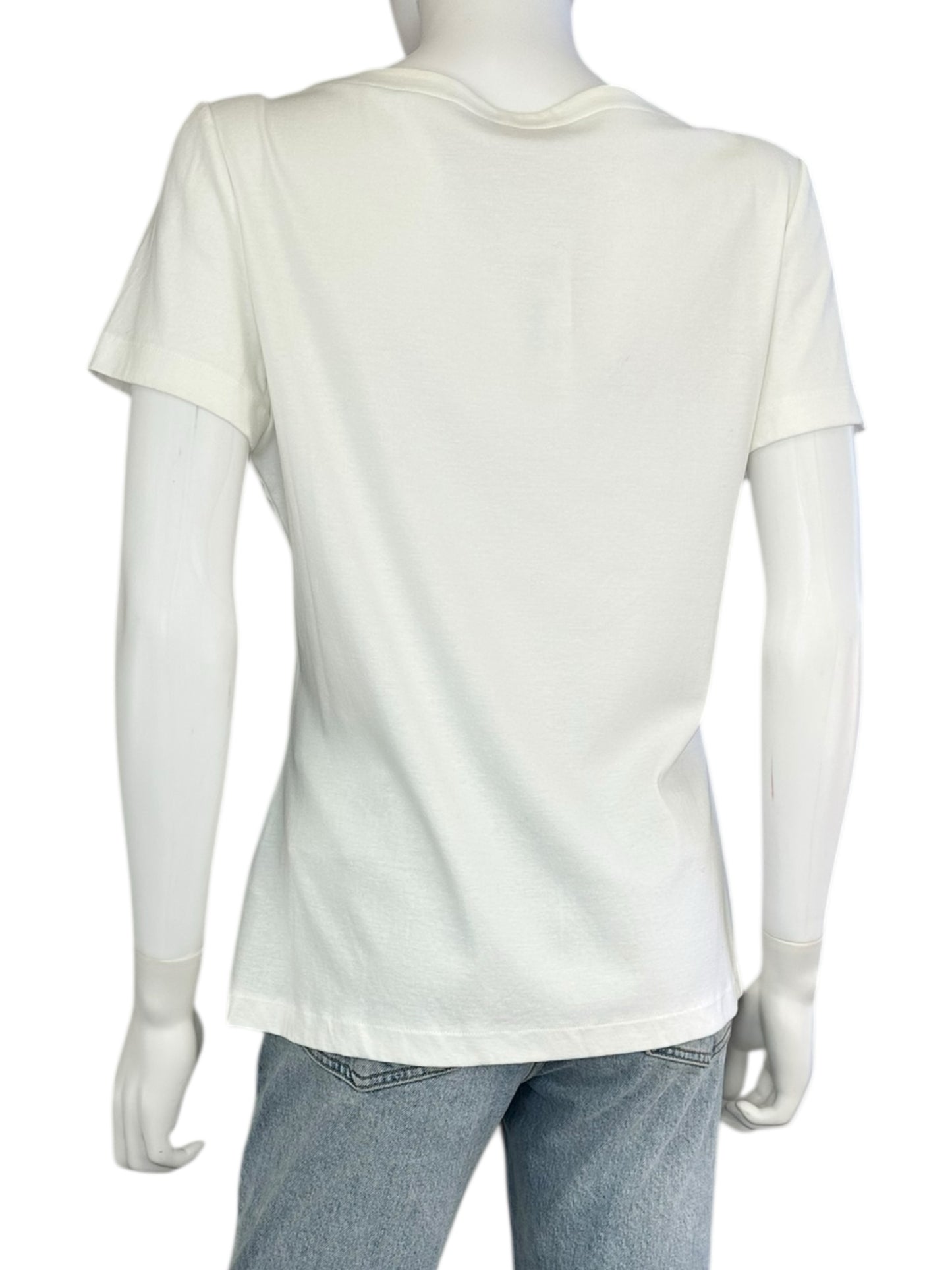 LAFAYETTE 148 NEW YORK White Tee Size L