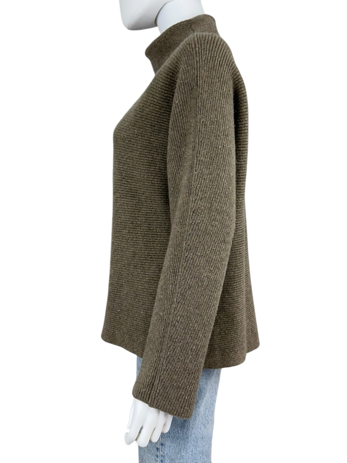 vince. Brown Wool Cashmere Sweater Size M Sweater