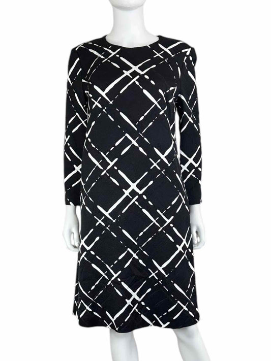 ESCADA Black and White Cocktail Dress Size 38