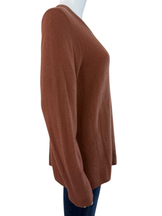 Halogen Brown 100% Cashmere Sweater Size M