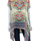 Johnny Was Floral Tunic Top Size M