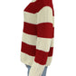 velvet BY GRAHAM & SPENCER Red Striped Sweater Size S