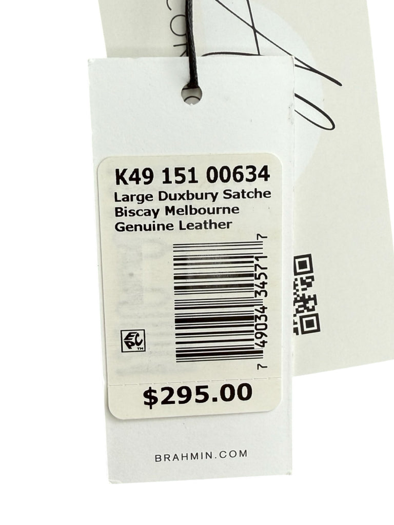 Brahmin NWT Large Duxbury Satchel Biscay Melbourne Designer Handbag