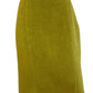Jonathan Saunders Olive Wool Pencil Skirt Size 8