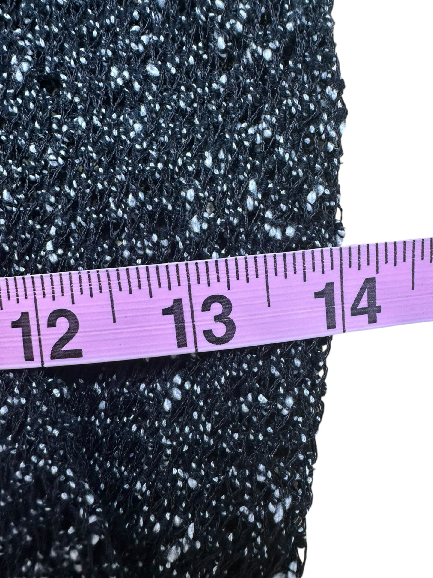 EILEEN FISHER Black Linen Sweater Size S