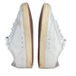 P448 White Leather John Low-Top Sneakers Size 39