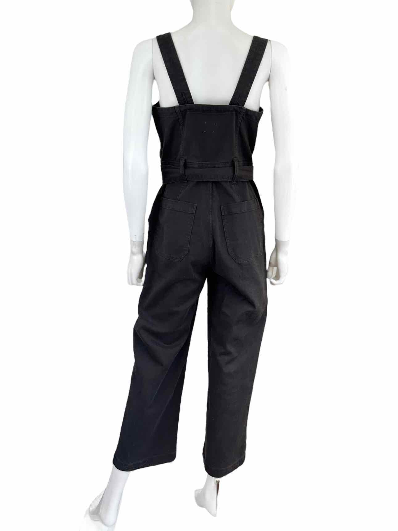 La Vie Charcoal Denim Jumpsuit Size S Tall