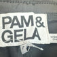 PAM&GELA Black Sequin Trim Track Pants Size S