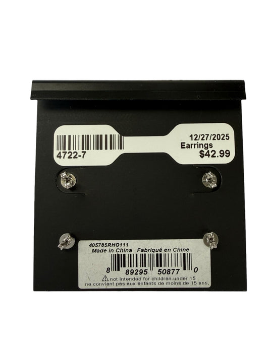 COACH NWT Signature C and Crystal Stud Earrings