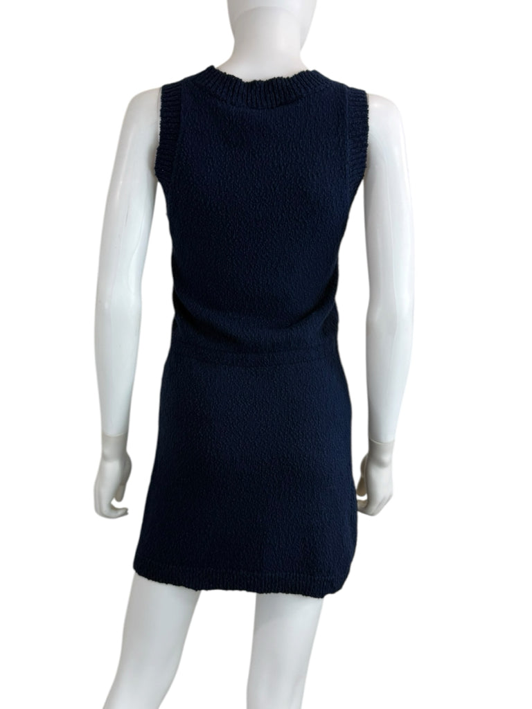 sundays NWT Navy Allison Sweater Mini Dress Size XS