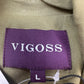 VIGOSS NWT Green Asymmetrical Zip Jacket Size L
