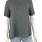 EILEEN FISHER Gray Plaid Blouse Size S
