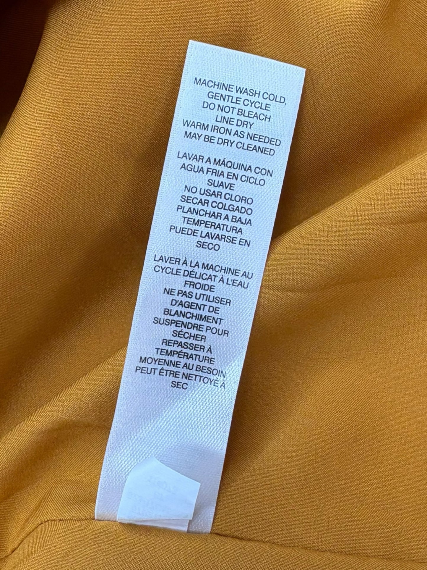 Chico's Yellow Cotton Coat Size L