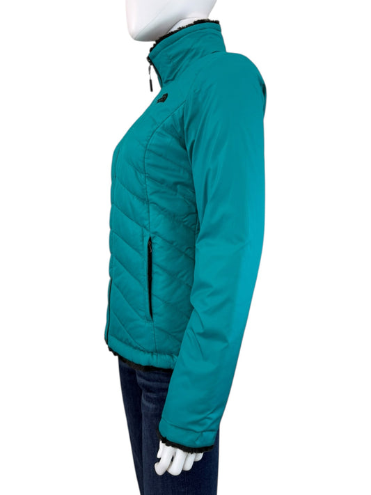 THE NORTH FACE Reversible Teal Mossbud Jacket Size XS