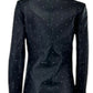 Fini Black Genuine Leather Studded Blazer Size XS