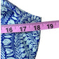 Talbots Blue and Mint Patterned Maxi Dress Size S