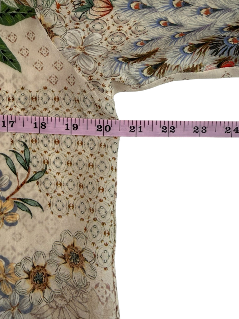 Johnny Was Ficher Floral Print Tunic Size S