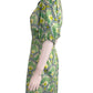 Emily McCarthy NWT Green Deco Palm Palmer Dress Size XS