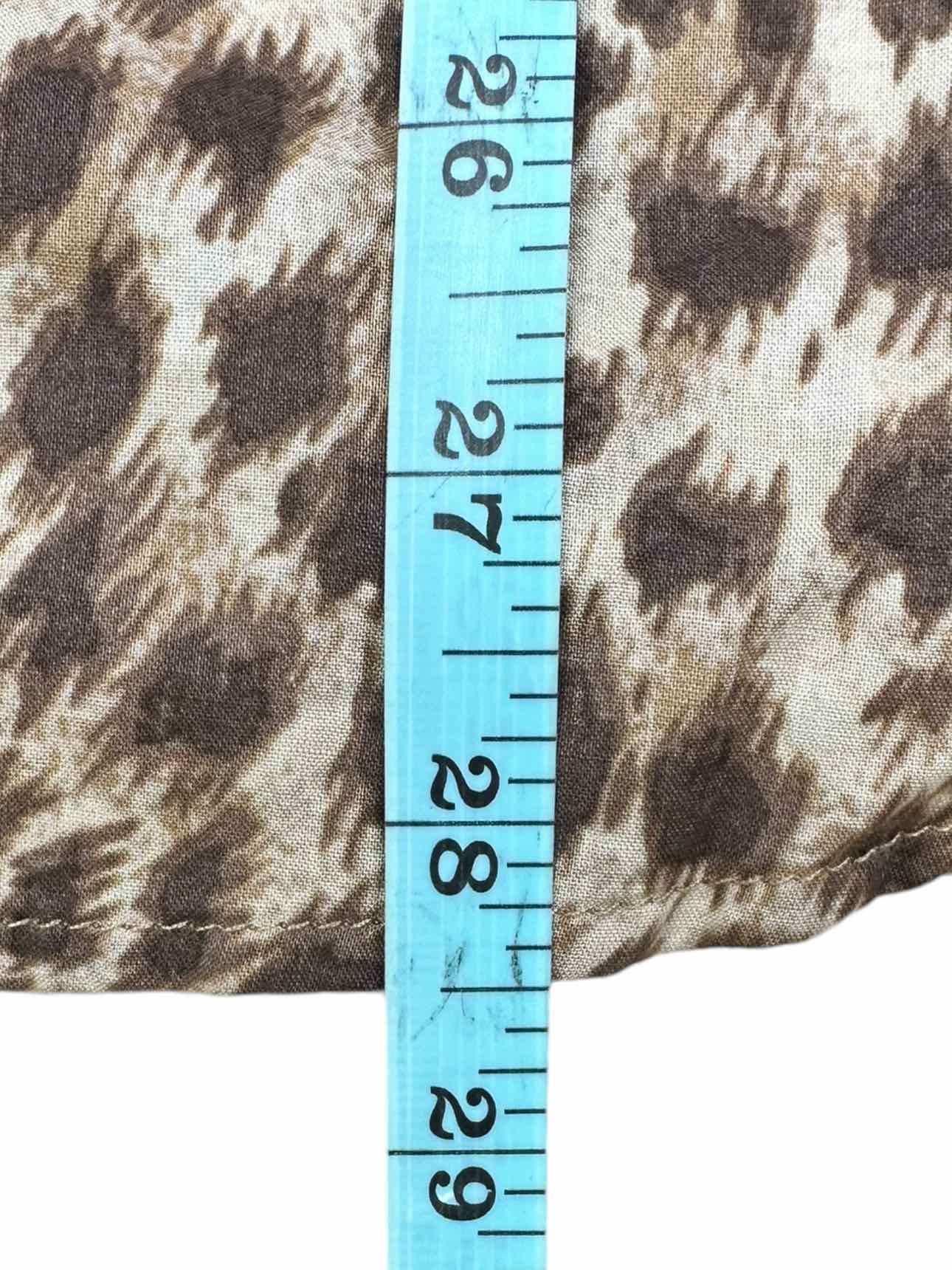 J. McLaughlin Leopard Print Button-Down Size M