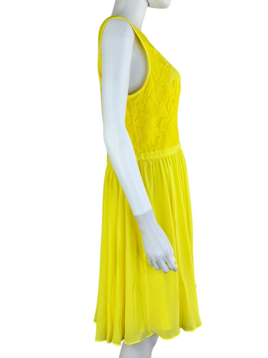 Ted Baker NWT Yellow Vember Mini Dress Size XL
