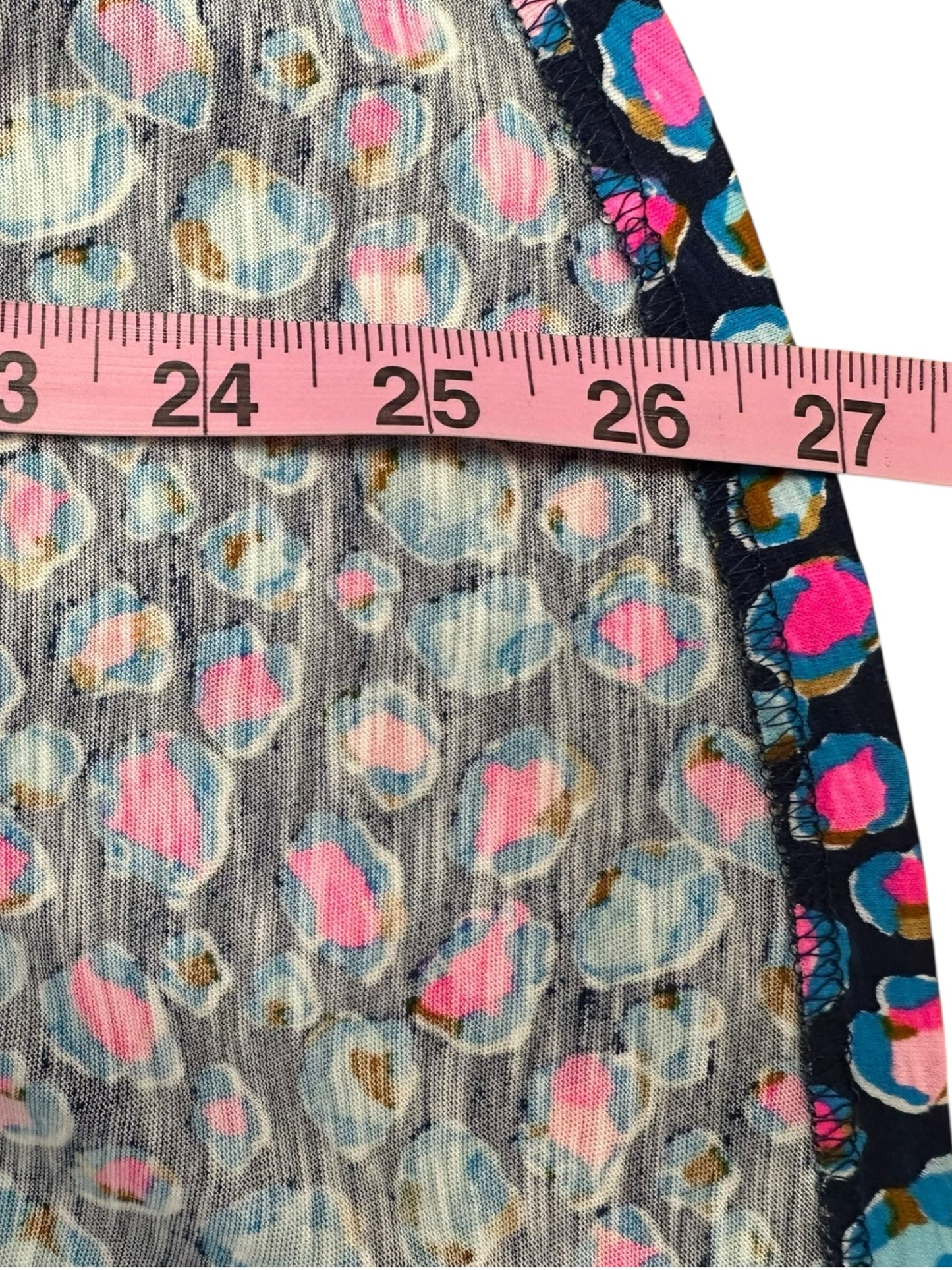 Lilly Pulitzer Navy Cheeta Print Tee Size L