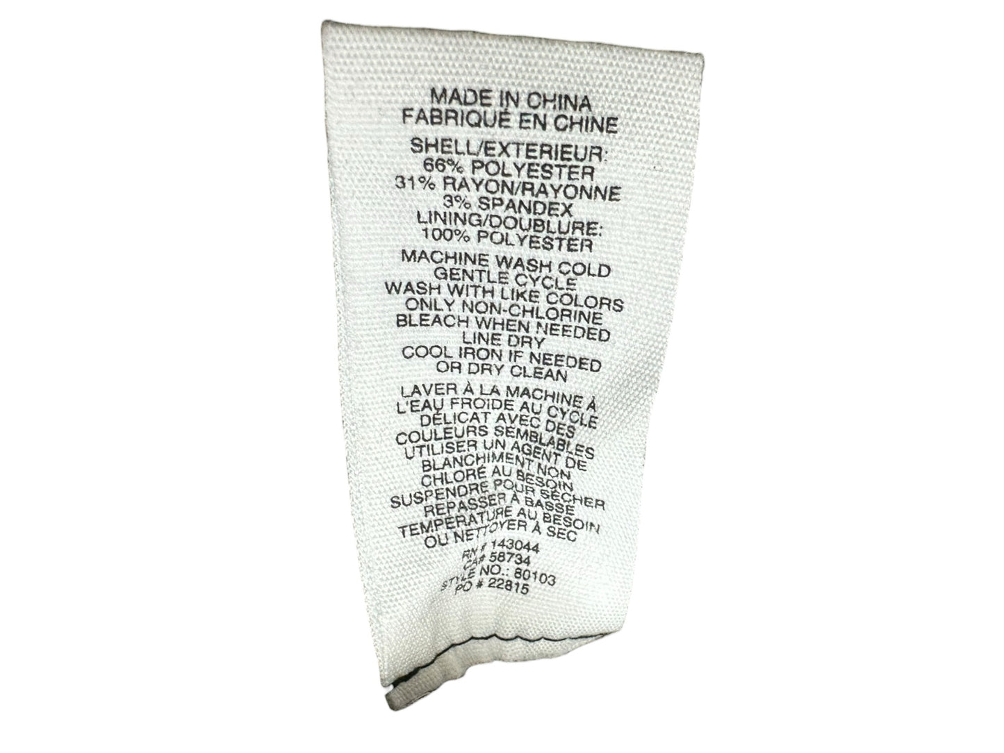 avec les filles Black and Tan Plaid Blazer Size M