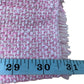 maje Pink Pirose Tweed Wide Leg Trousers Size 36