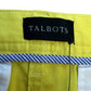 Talbots NWT Yellow Supersoft Chino Size 6