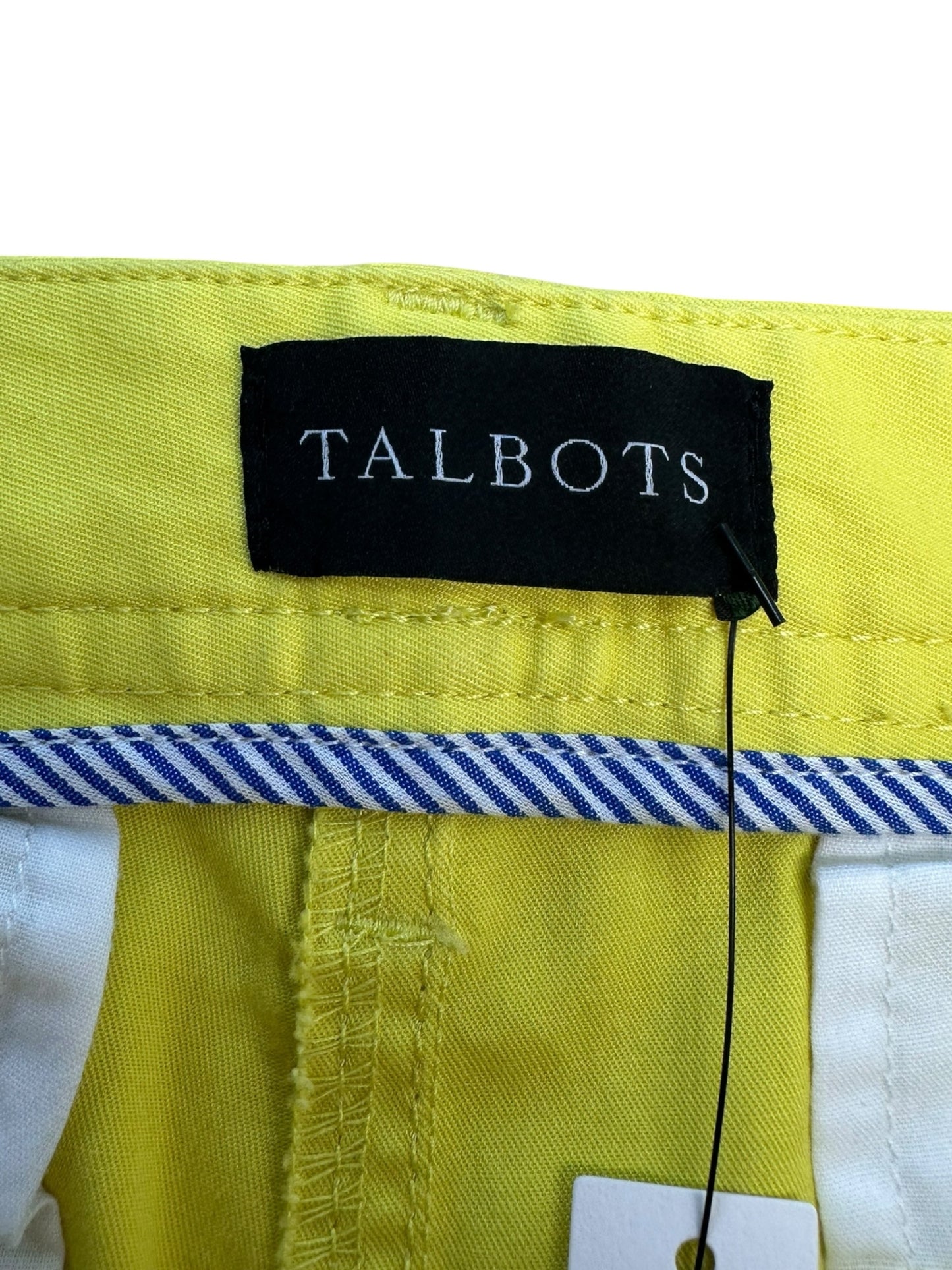 Talbots NWT Yellow Supersoft Chino Size 6