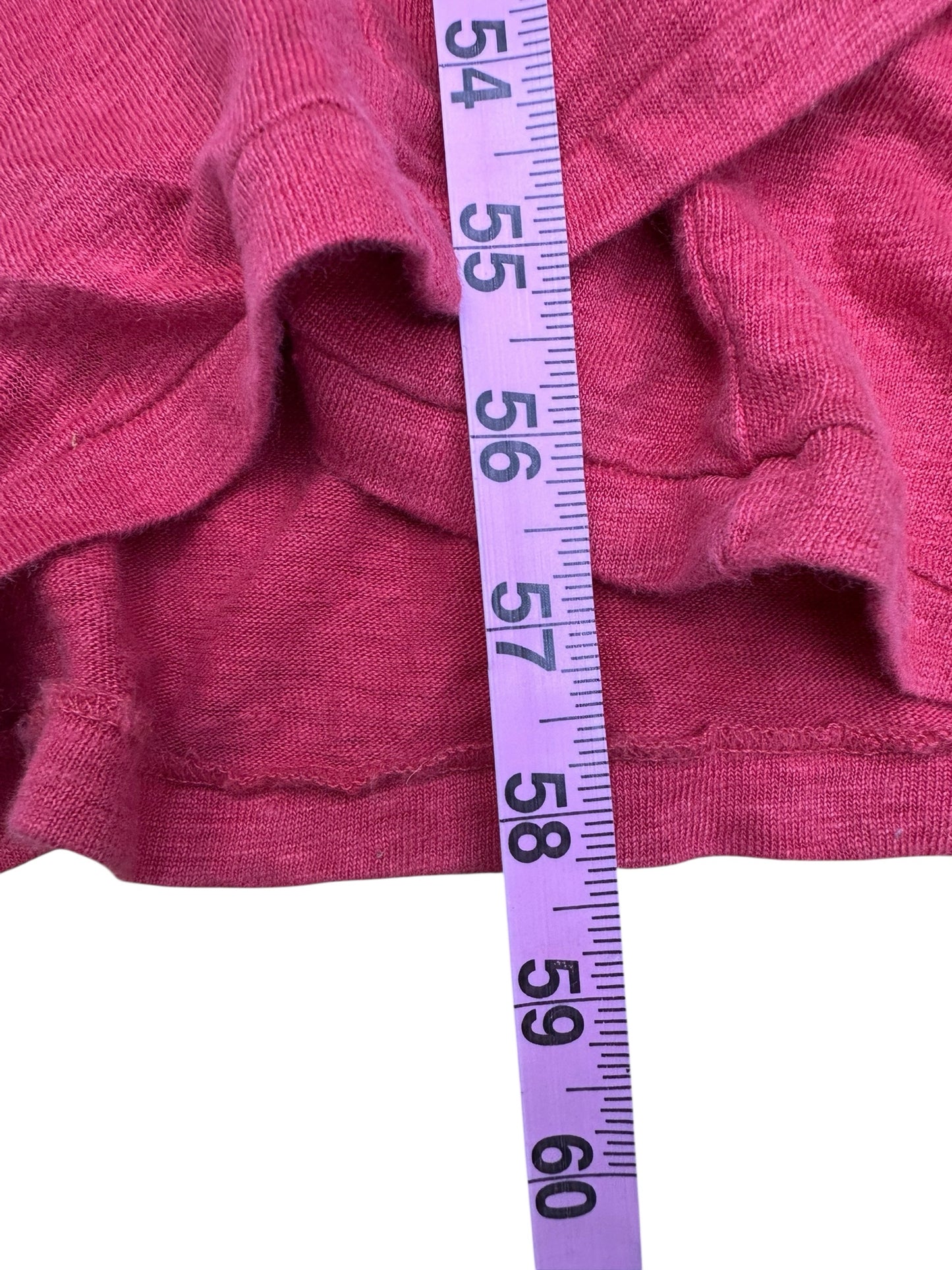 POLO by Ralph Lauren Red 100% Linen Knit Maxi Dress Size S