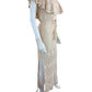 Spell Cream Crochet Knitted Maxi Dress Size XS