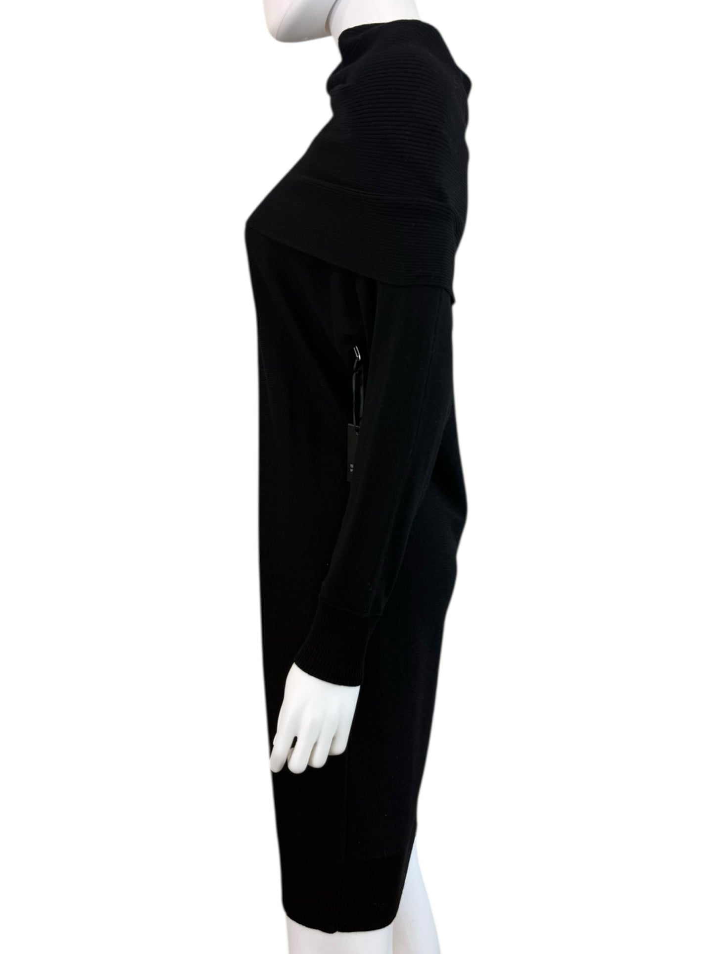 TAHARI NWT Black Sweater Dress Size S