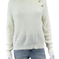 J. Crew White Cotton Sweater Size XS